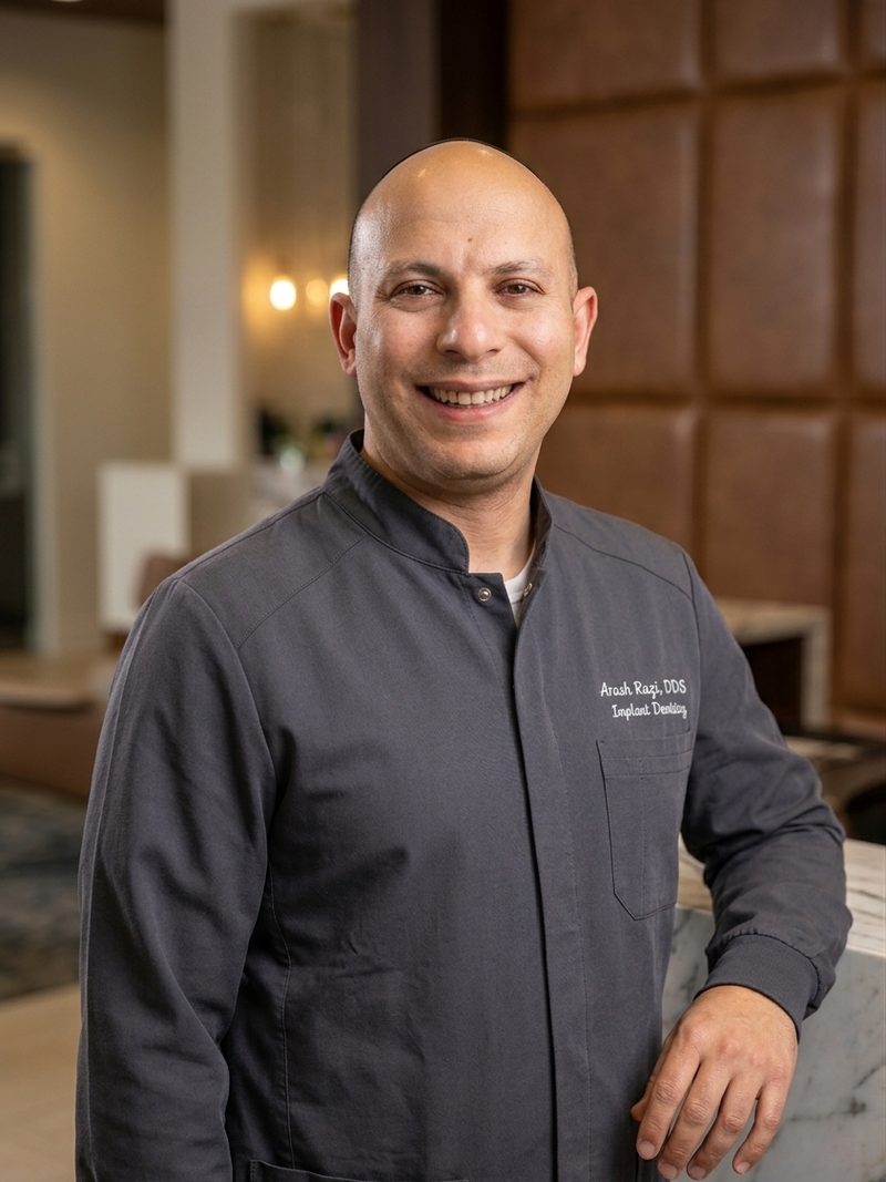 Dr. Arash Razi, DDS — implant and cosmetic dentist at Smile4LA